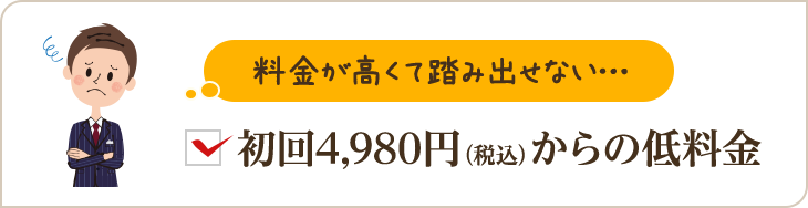 料金が高くて踏み出せない