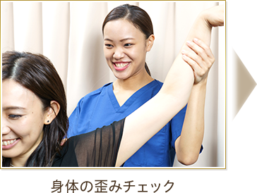 身体の歪みチェック